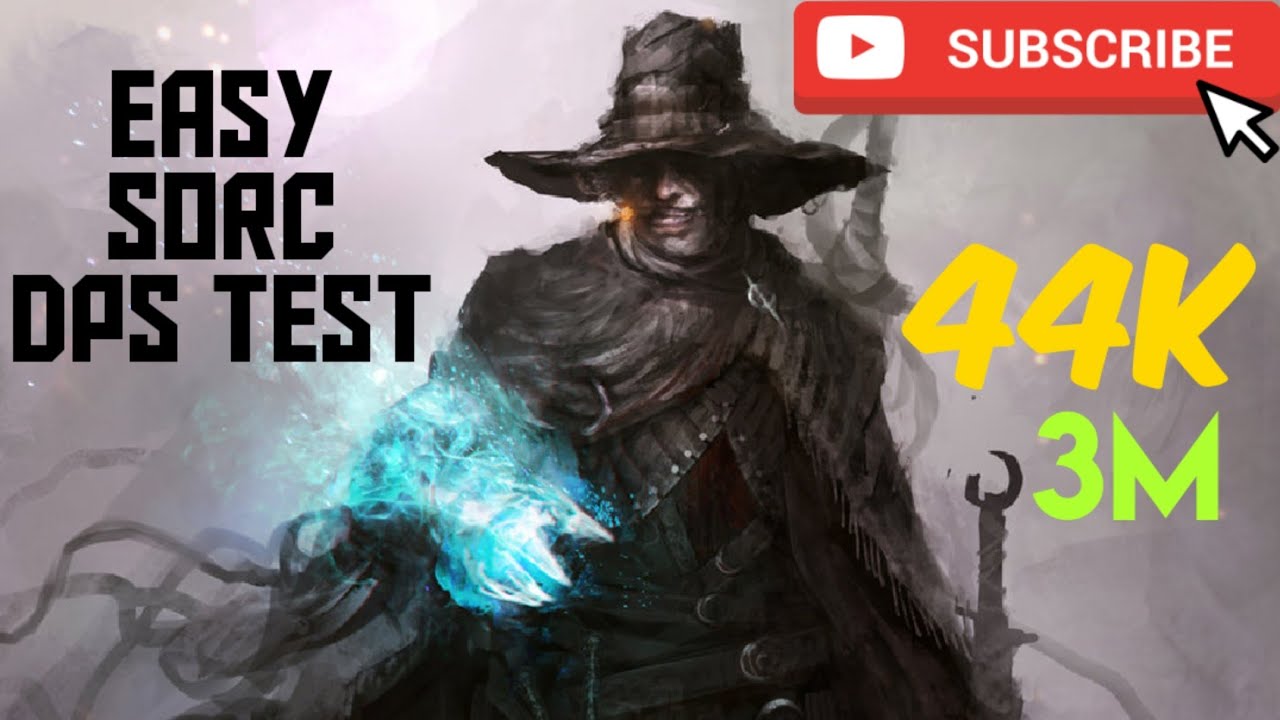 ESO - Easy Sorc Dps test 3m dummy