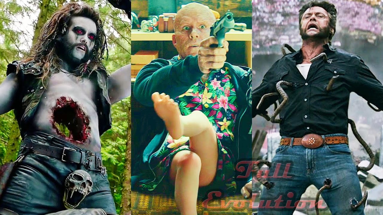 Лобо, Дэдпул и Росомаха - Все Сцены Регенерации !