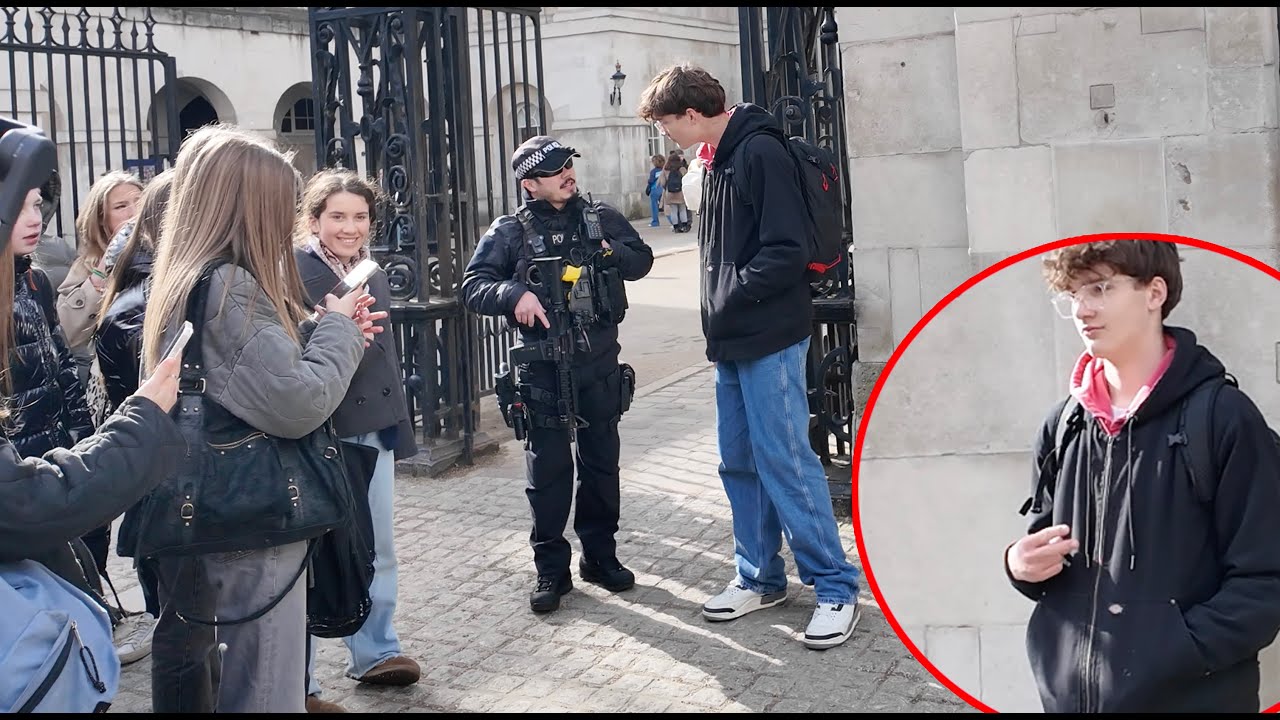 What Happens When You Make a Rude Hand Gesture in Front of the Armed Police ⁉️
