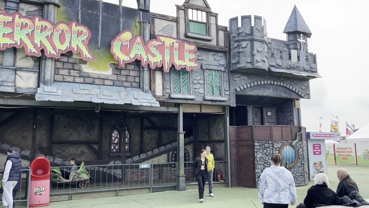 Terror Castle Ghost Train POV - Brean Theme Park 2023