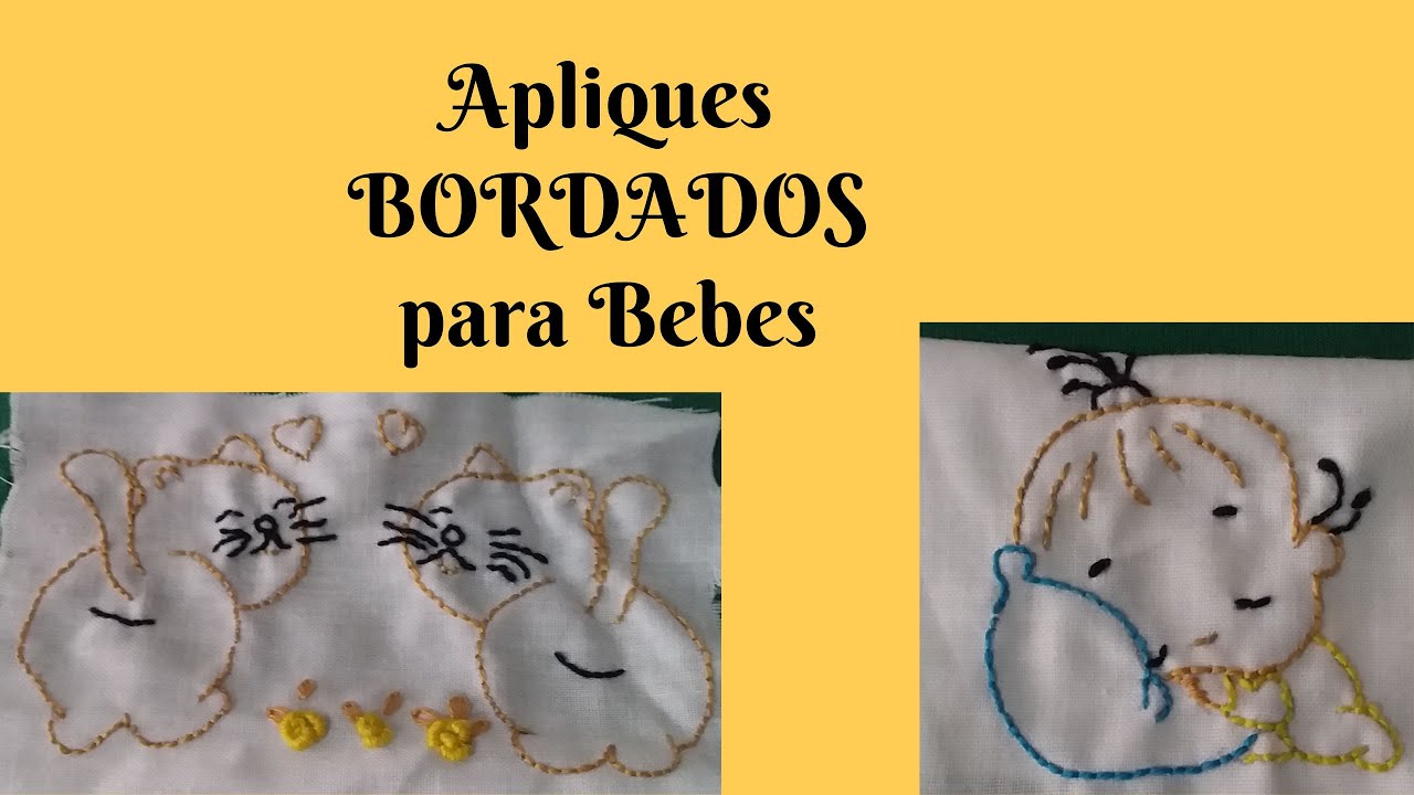Apliques Bordados Para Bebes |Embroidered Appliques For Babies