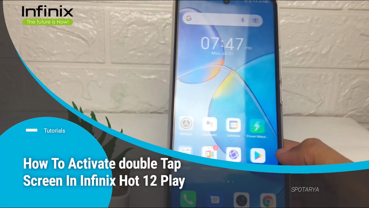 Infinix Hot 12 Play Double Tap Screen On Off