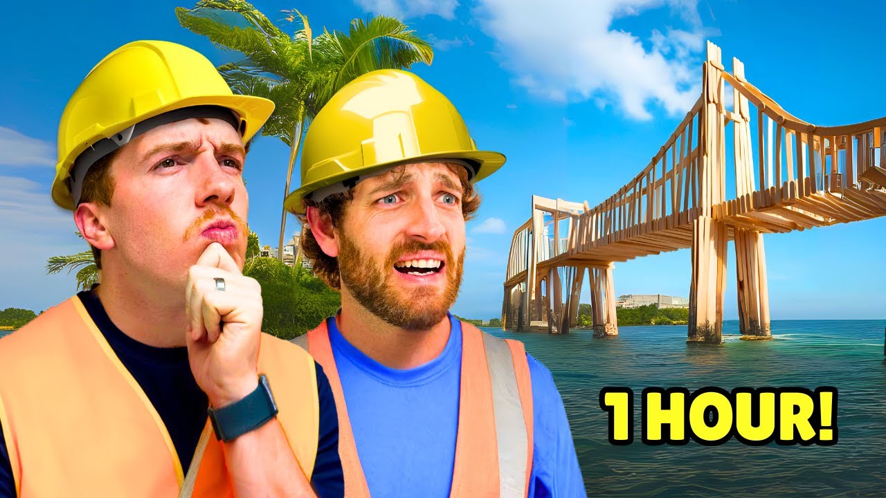 Who Can Build the Strongest Bridge!? (WITH A TWIST!!)