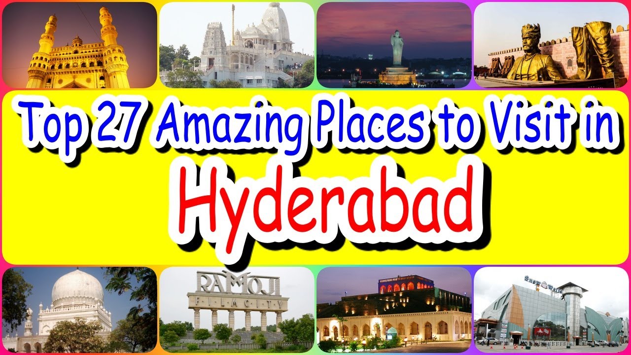 Top 27 Amazing Places to visit in Hyderabad | Hyderabad Tourist Places|Telangana|2021|Hindi|V6|Part3
