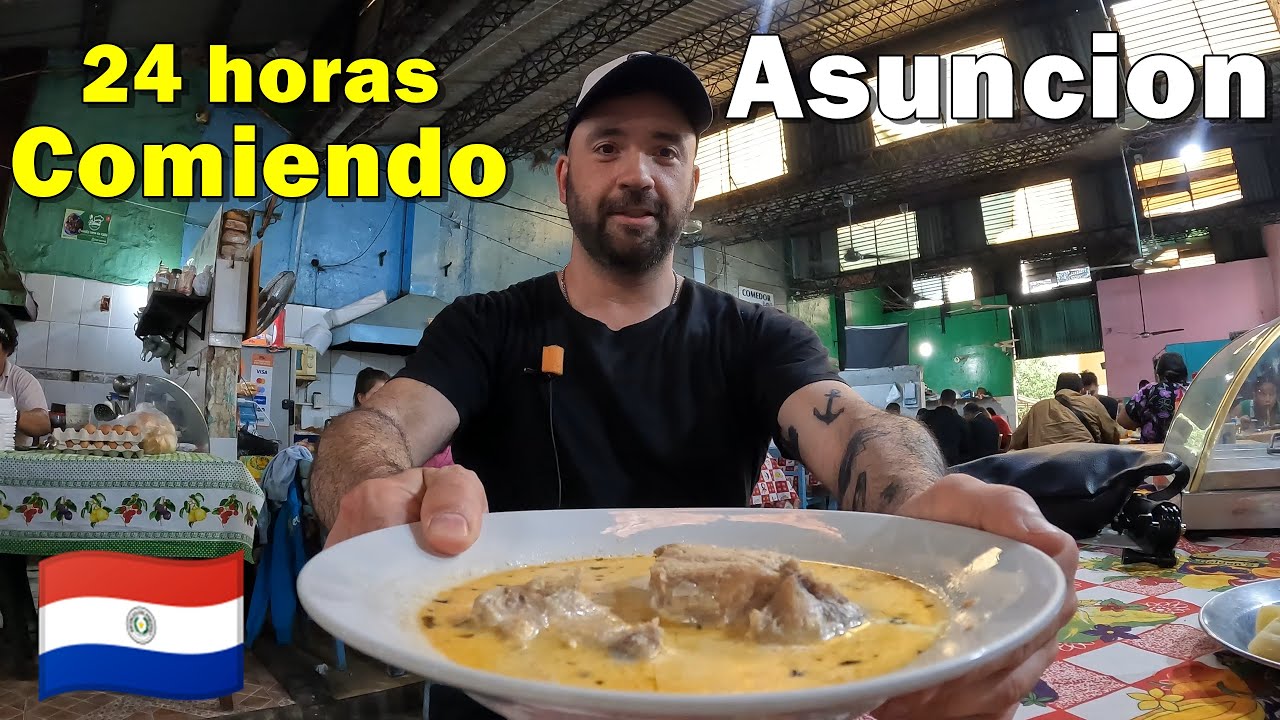 Un dia COMIENDO en ASUNCION del PARAGUAY 🇵🇾