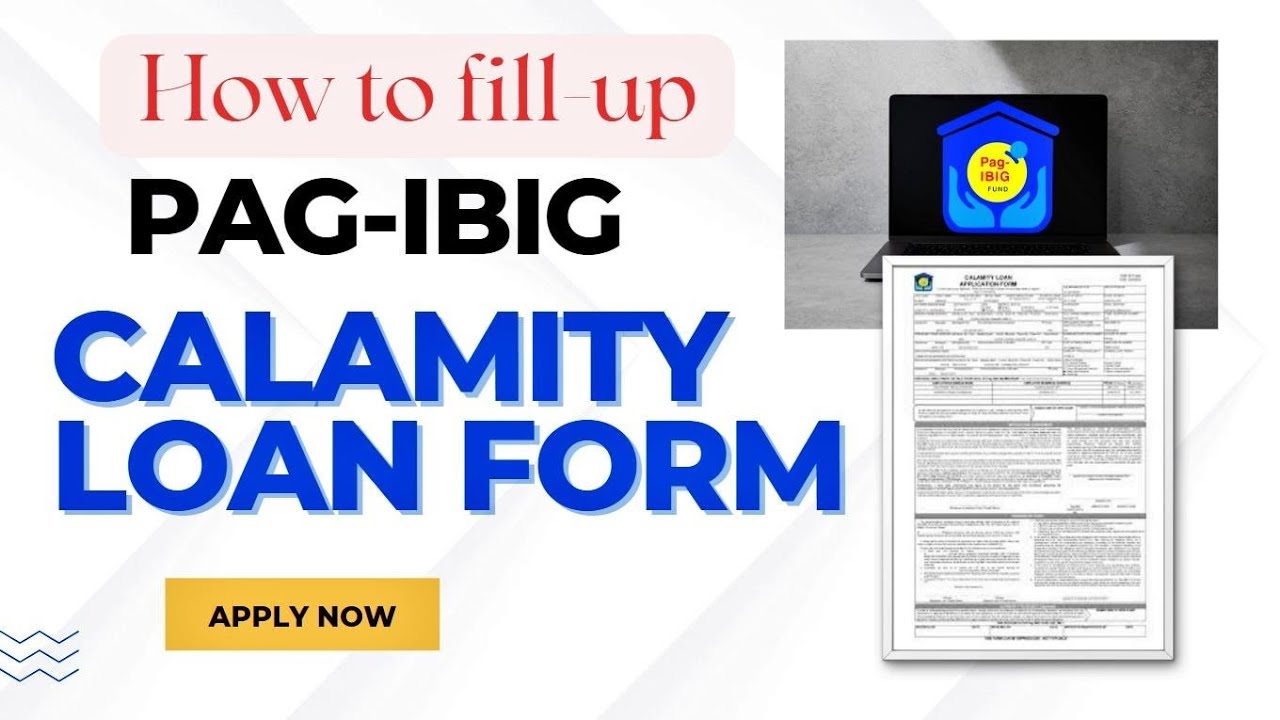 Paano mag fill up ng PAG IBIG CALAMITY LOAN FORM