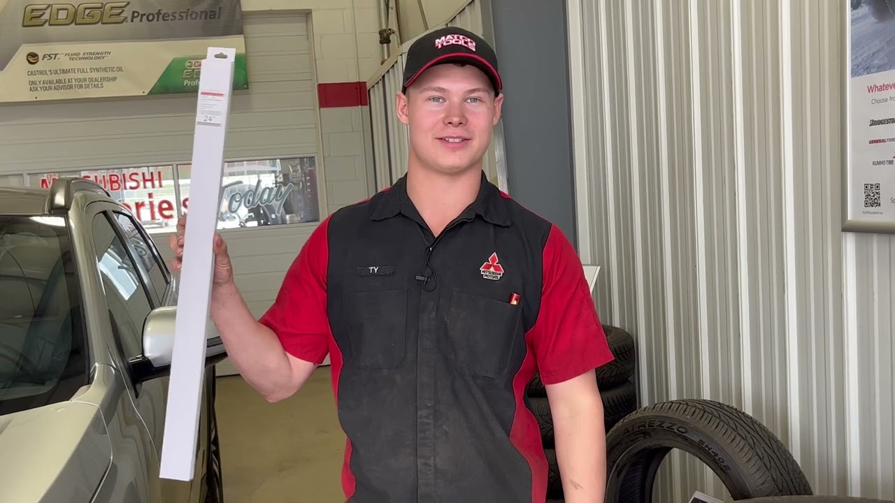 In less than 2 minutes!!  How to Change your Wiper Blades with Ty.
