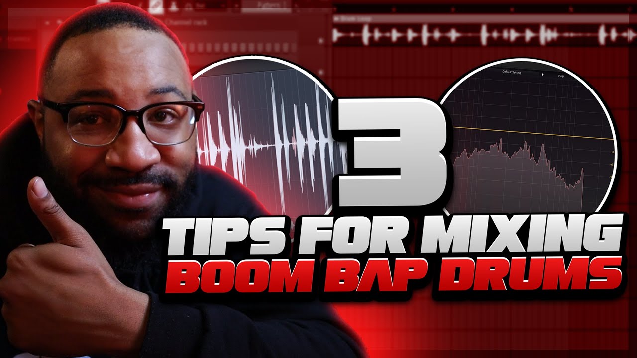3 tips 🔥 for mixing boom bap drums 🔥