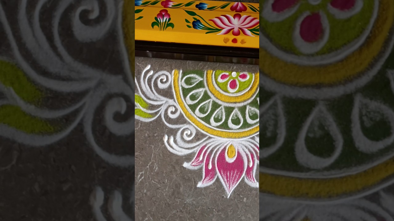 Pongal special rangoli border designs 