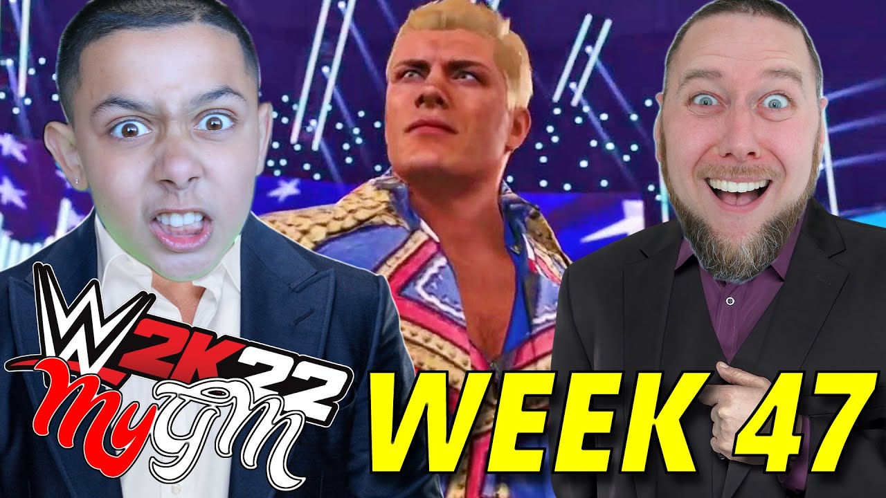 WWE 2K22 | 2 Player My GM Mode WEEK 47