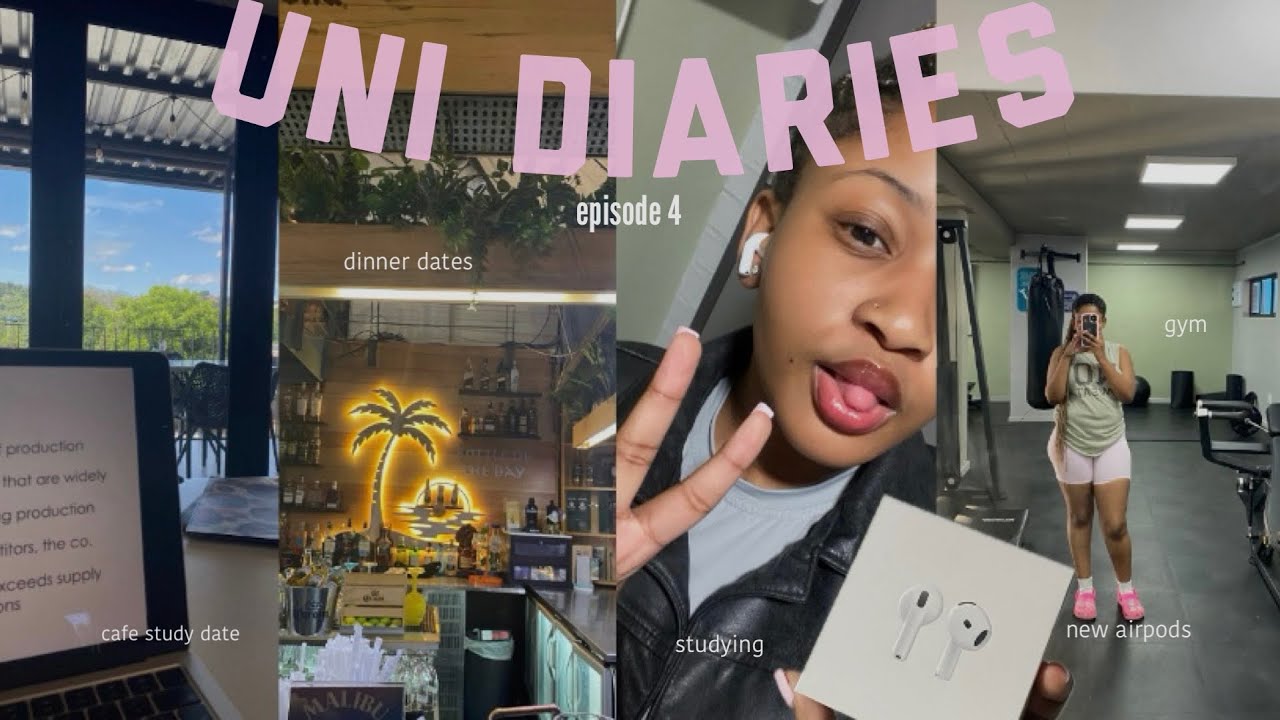 UNI DIARIES| cafe study dates, new AirPods, dinner dates, SHEIN haul etc. | South African YouTuber 