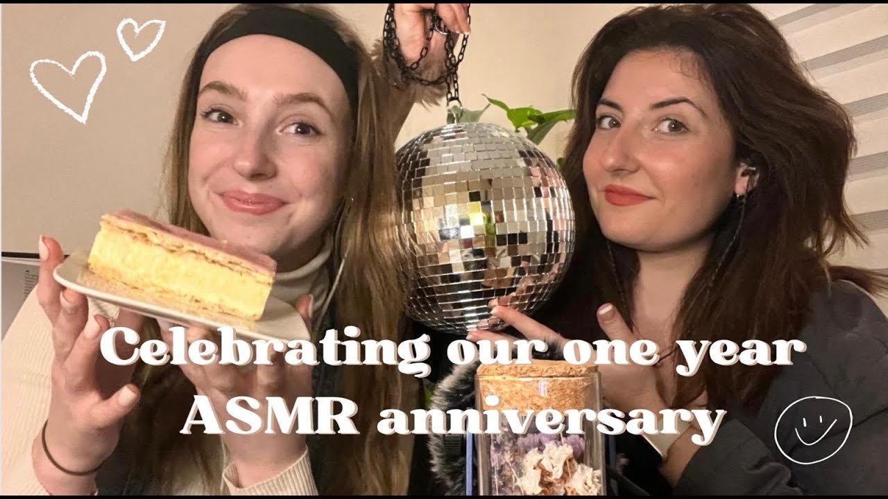 Celebrate Our 1 Year ASMR Anniversary With Us 🪩🎂