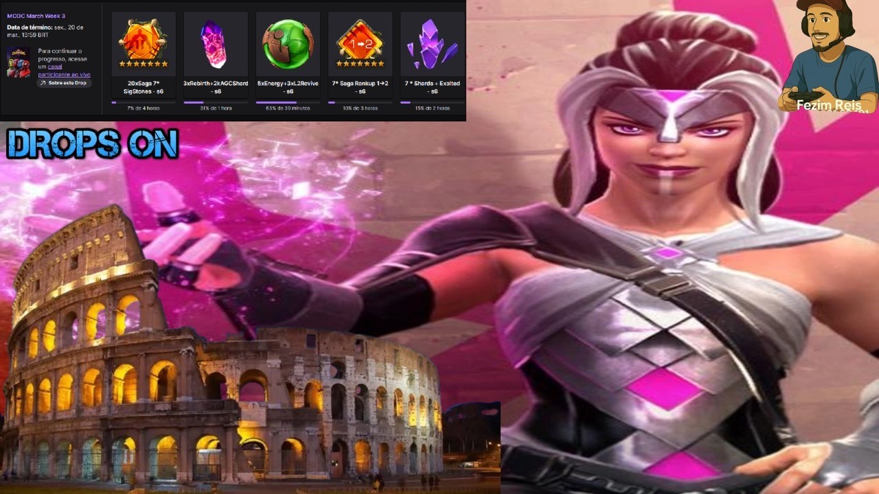[  DROPS  ON   ] Coliseum de ally! Ato 8!#mcoc #marvel #marveltorneiodecampeoes #kabamcoc #live