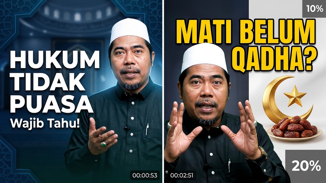 Hukum Orang Yang Tidak Puasa Di Bulan Romadhon kajian fiqih bab puasa