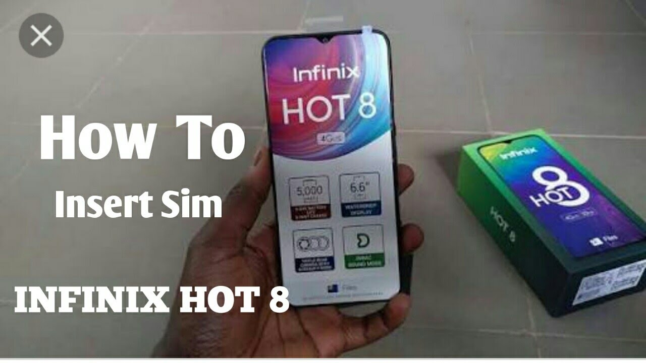 How to insert sim card in INFINIX HOT 8  and micro SD card || Infinix Hot 8 Pro || Infinix Hot 8