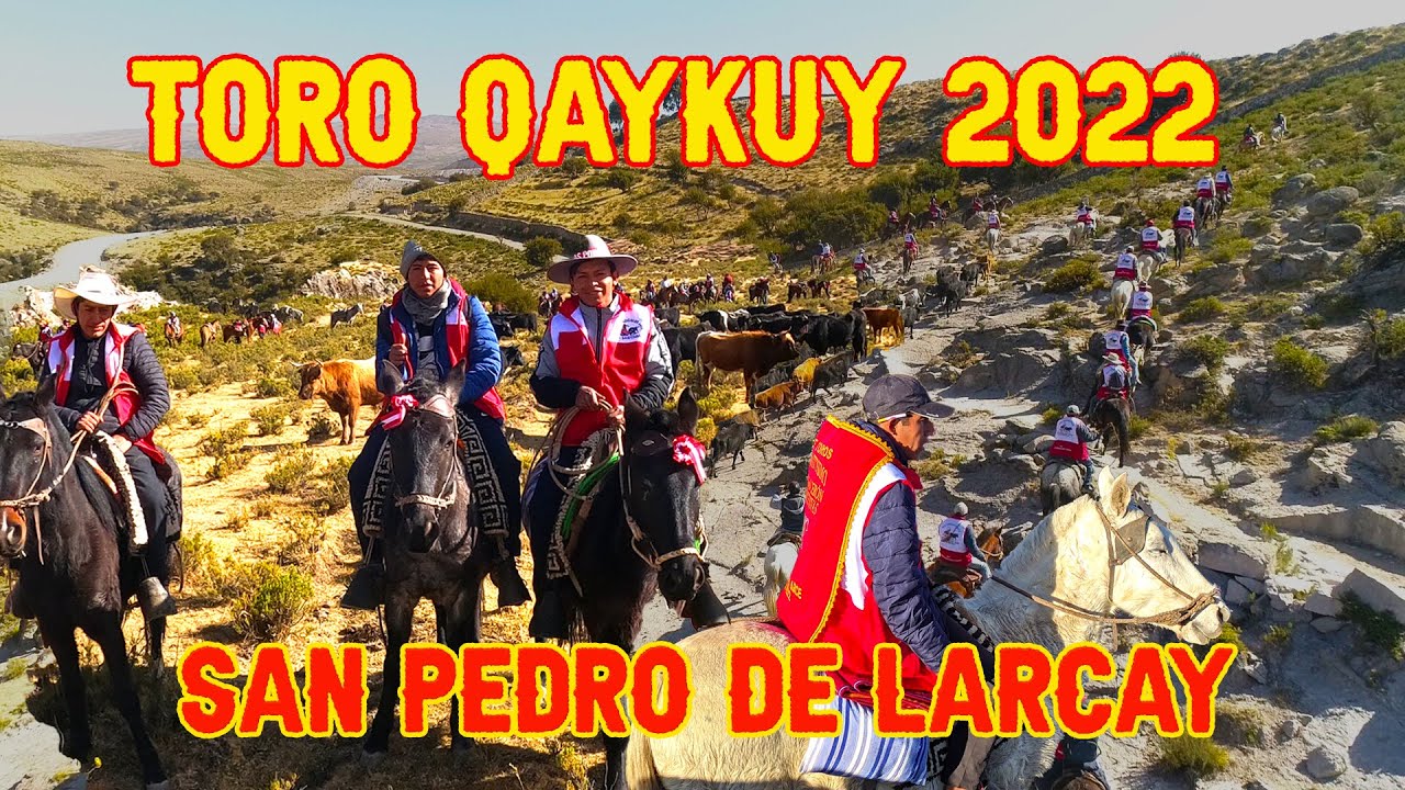 TORO QAYKUY 2022 /LARCAY SUCRE AYACUCHO / FAMILIA: VARGAS - PONCE 🌎🎬🐂🐂🐎🐎🐎
