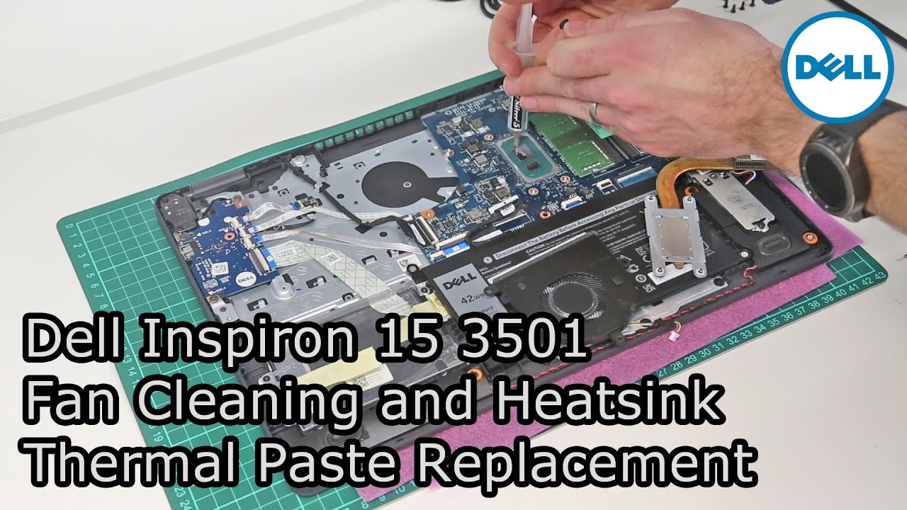 Dell Inspiron 15 3501 - Fan Cleaning and Heatsink Thermal Paste Replacement