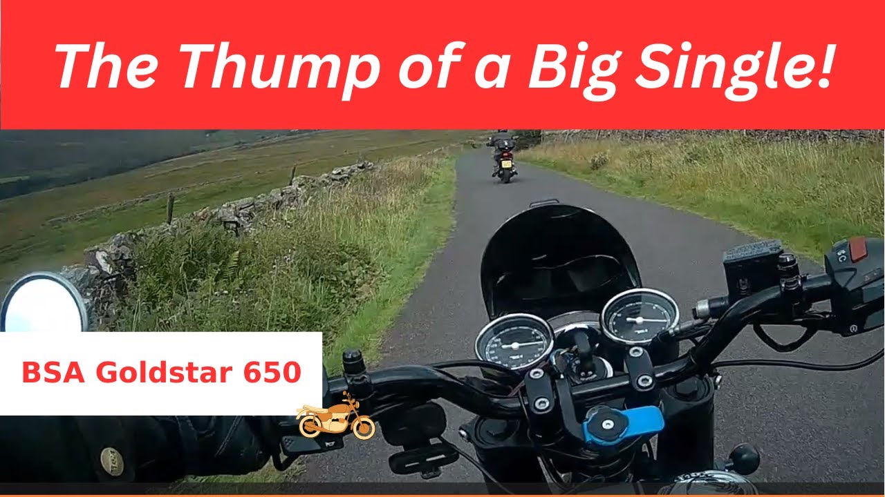 The Thump of a Big 650 Single | Epic Yorkshire Dales Motorcycle Ride: Dent to Garside