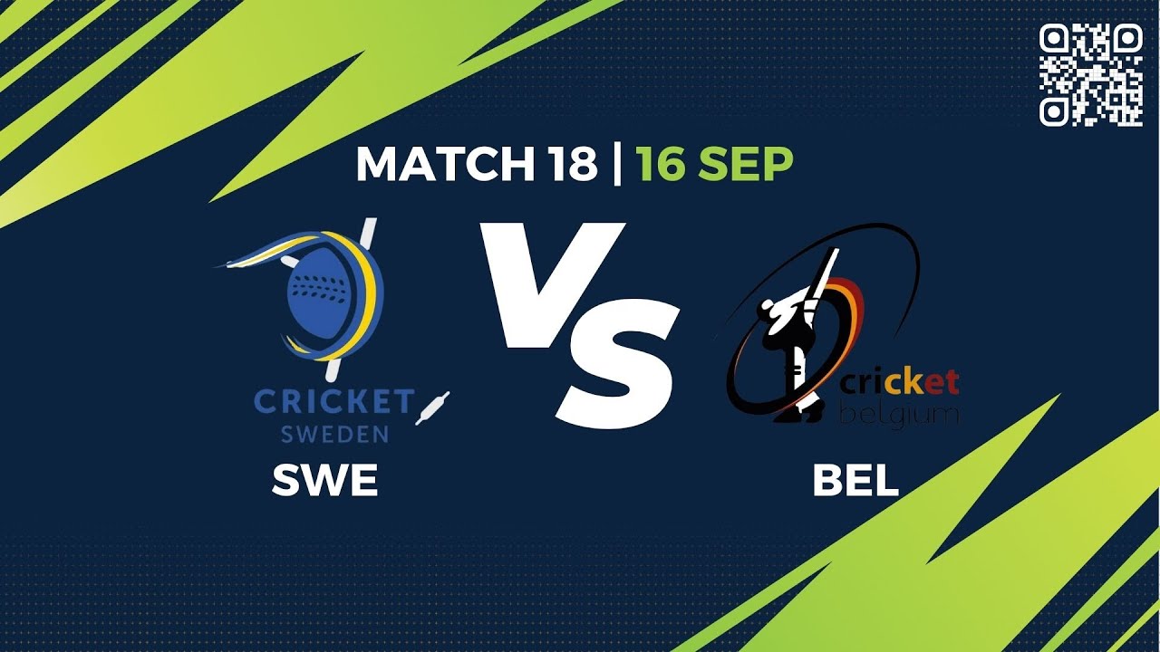 Match 18 - SWE vs BEL | Highlights | Dream11 European Cricket Championship Day 4 | ECC21.018