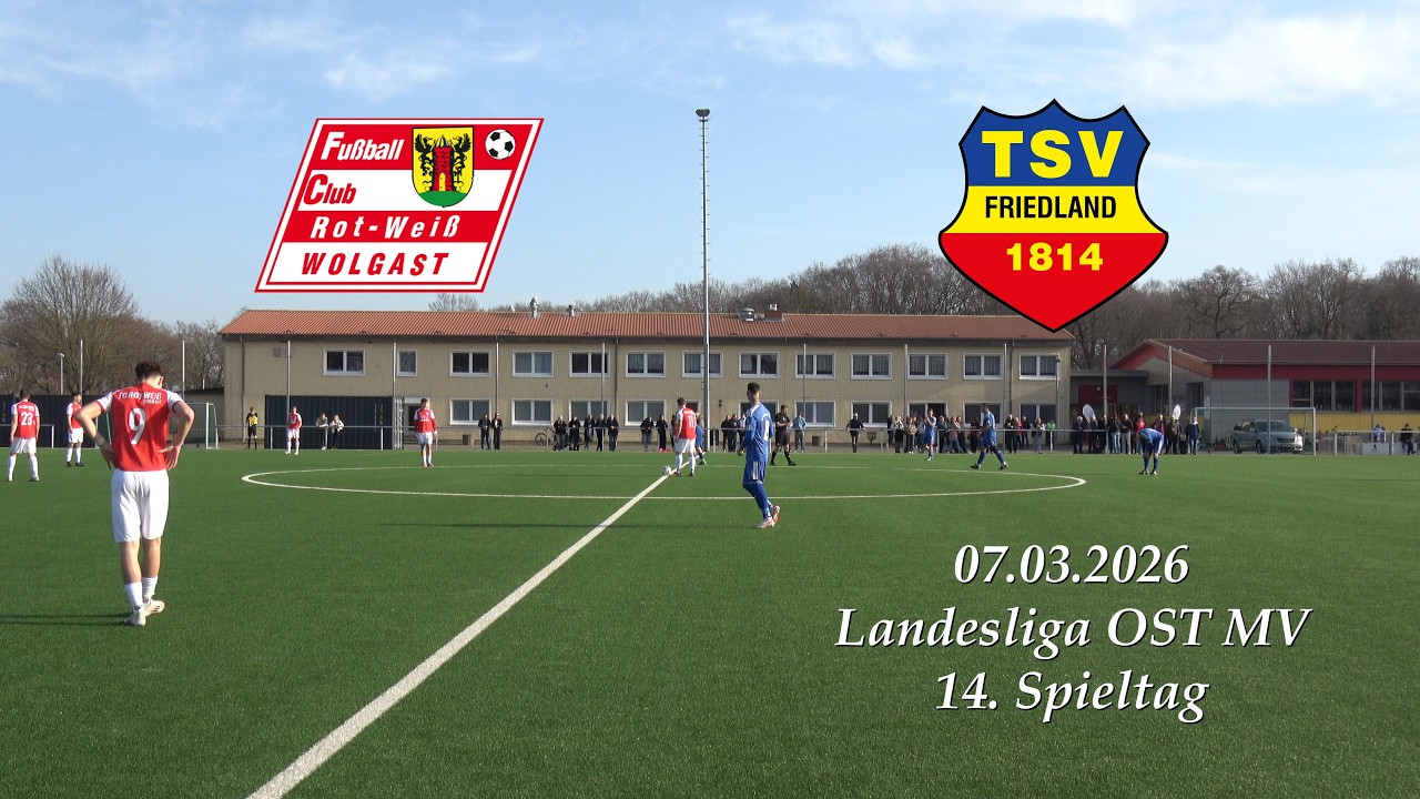 14.Spt. FC Rot-Weiß Wolgast - TSV Friedland 2:2 LL Ost MV