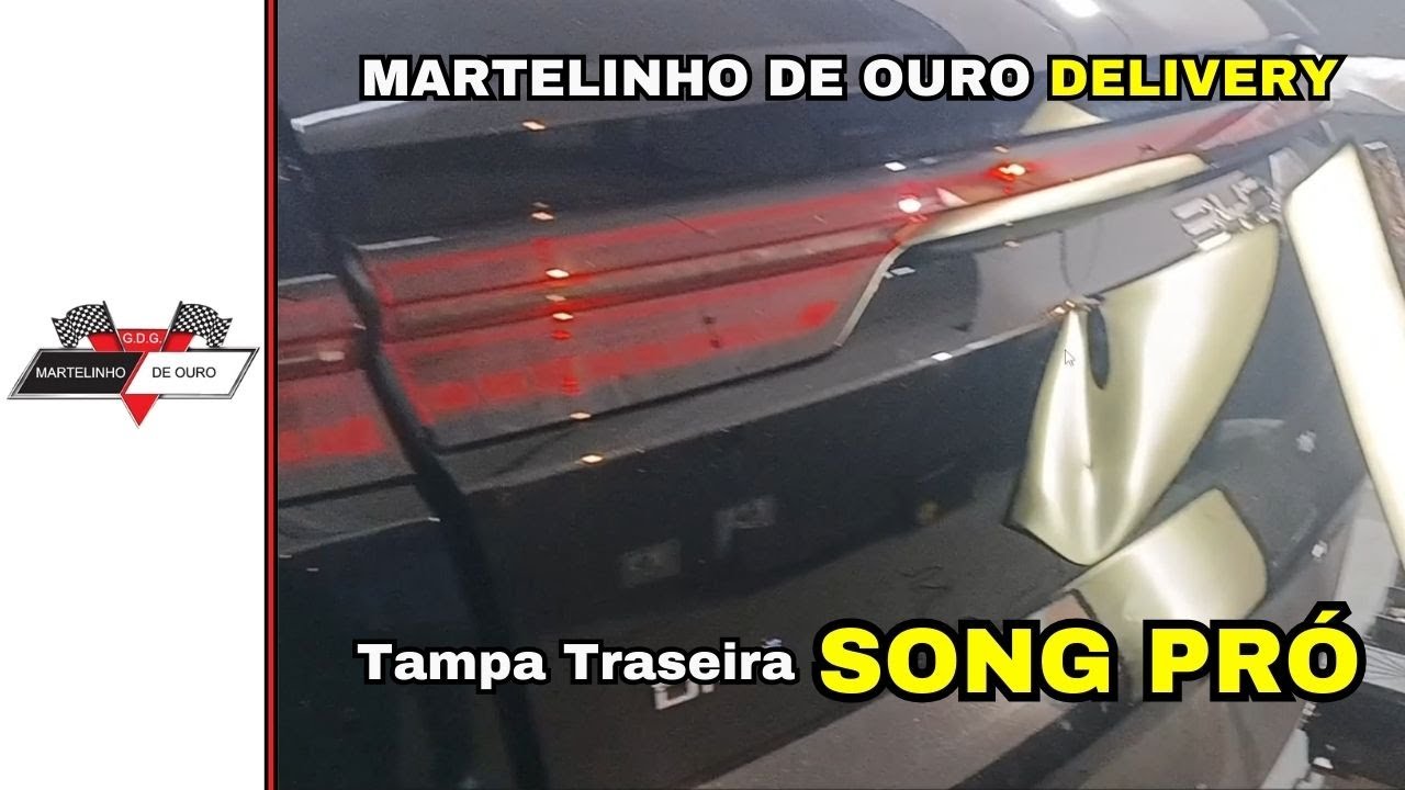 Desamassando Tampa Traseira BYD Song Pró | Martelinho de Ouro Em Domicílio