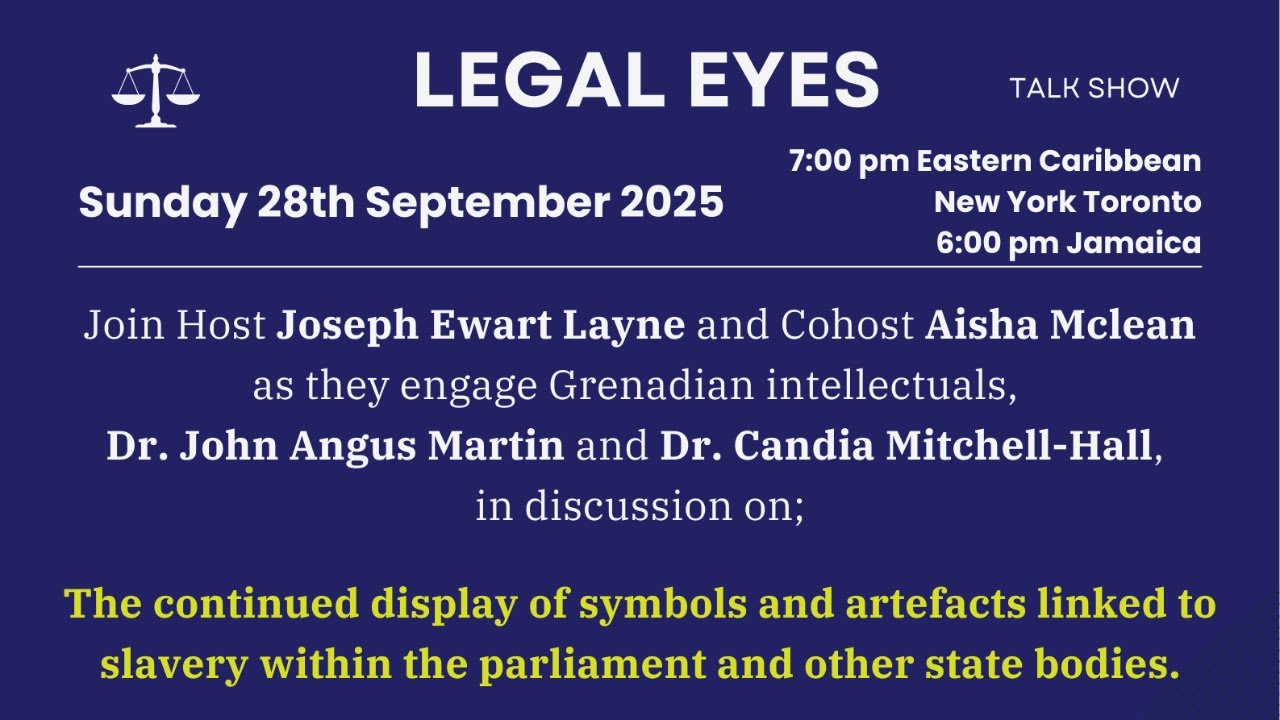 Discussing Symbols and artefacts of Slavery in parliament and other state bodies.