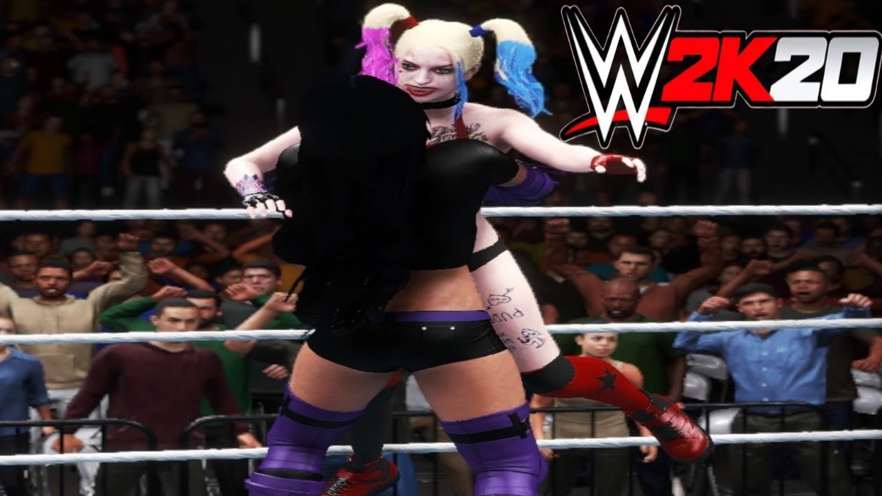 Harley Quinn v The Huntress! - WWE 2K20 Requested Bearhug Iron Woman Match