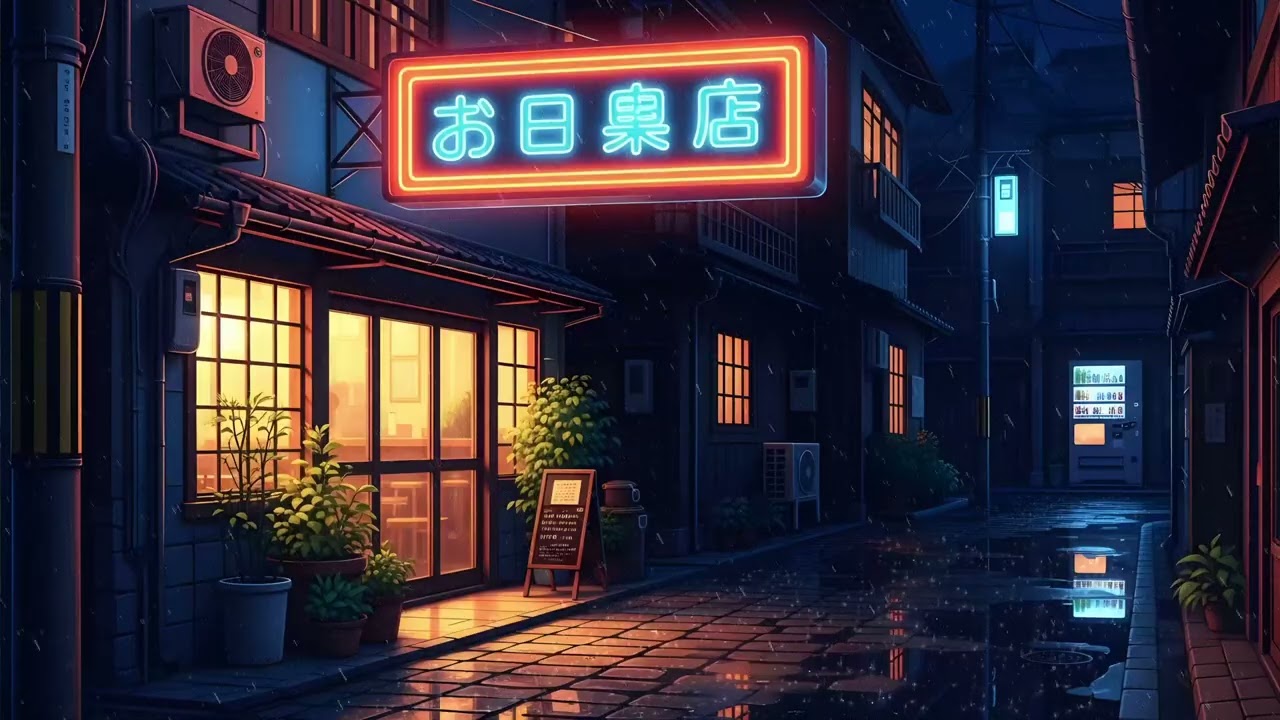 Lofi for Early Morning Productivity: Finding Focus in the Neon Glow