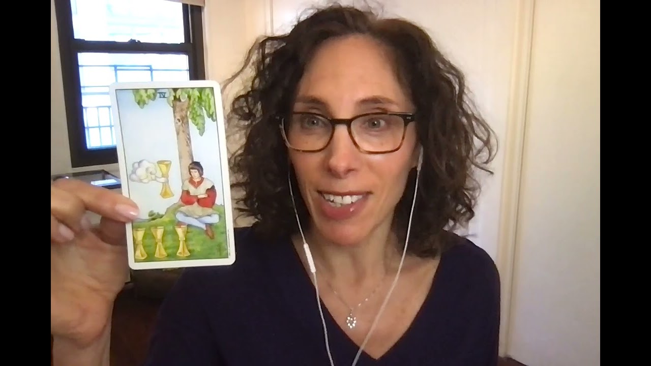 Four of Cups Tarot Card - Daydream - Imagery, Symbolism and Meaning