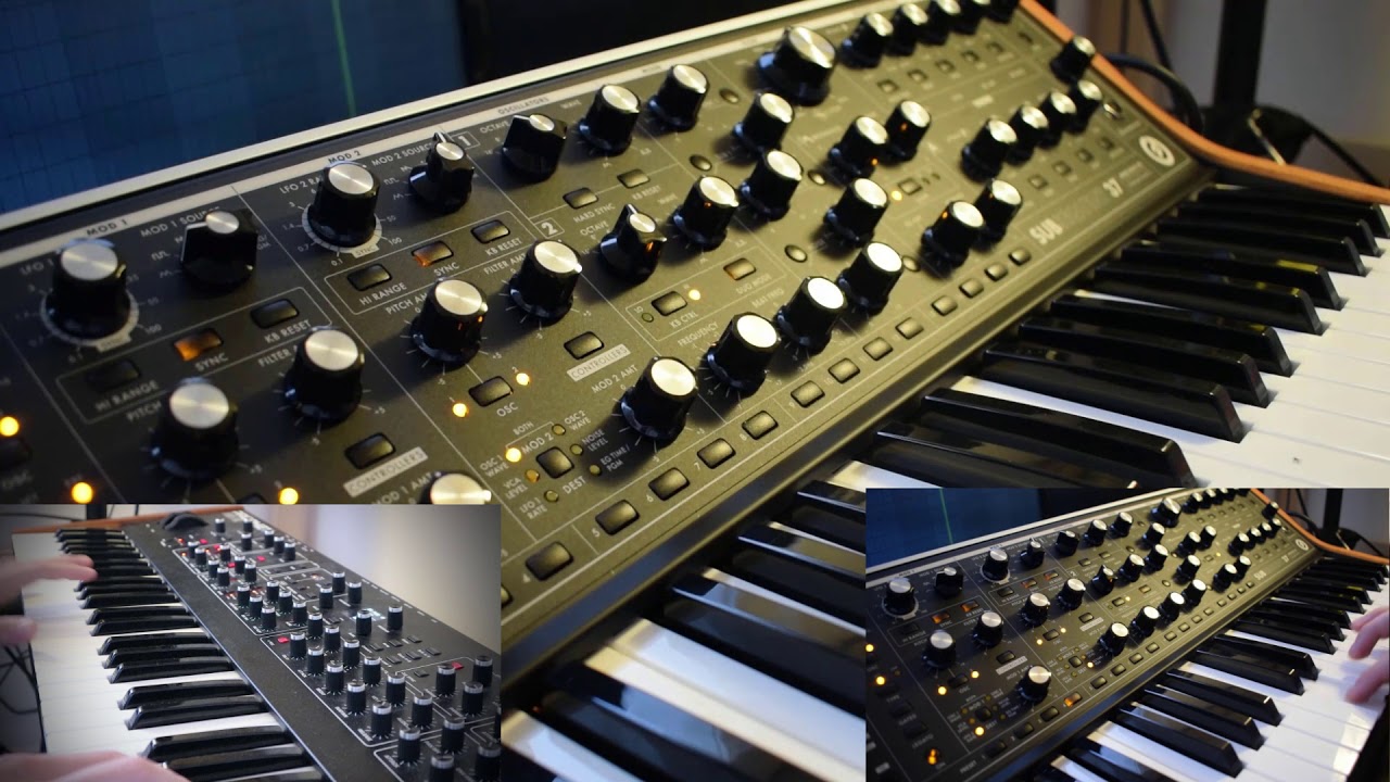 Moog Subsequent 37 and DSI Prophet Rev 2 - Another Ambient Jam