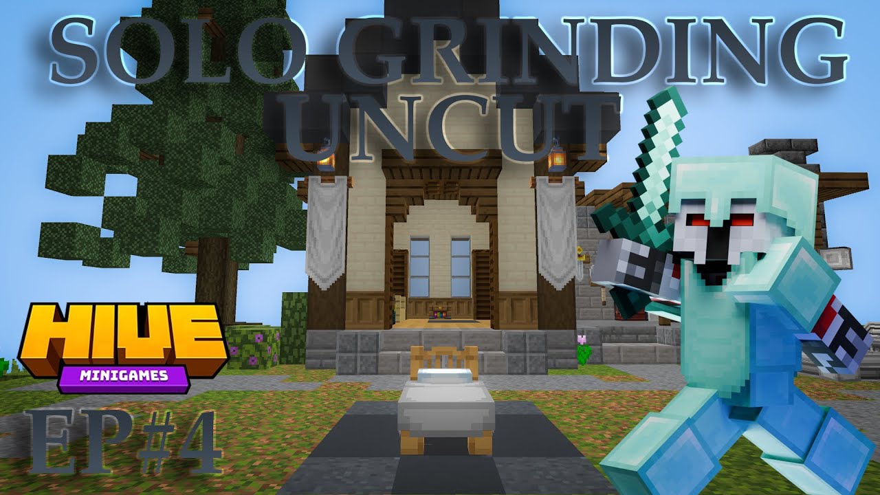 Hive Bedwars Solo Grinding EP#4 UNCUT GAMEPLAY