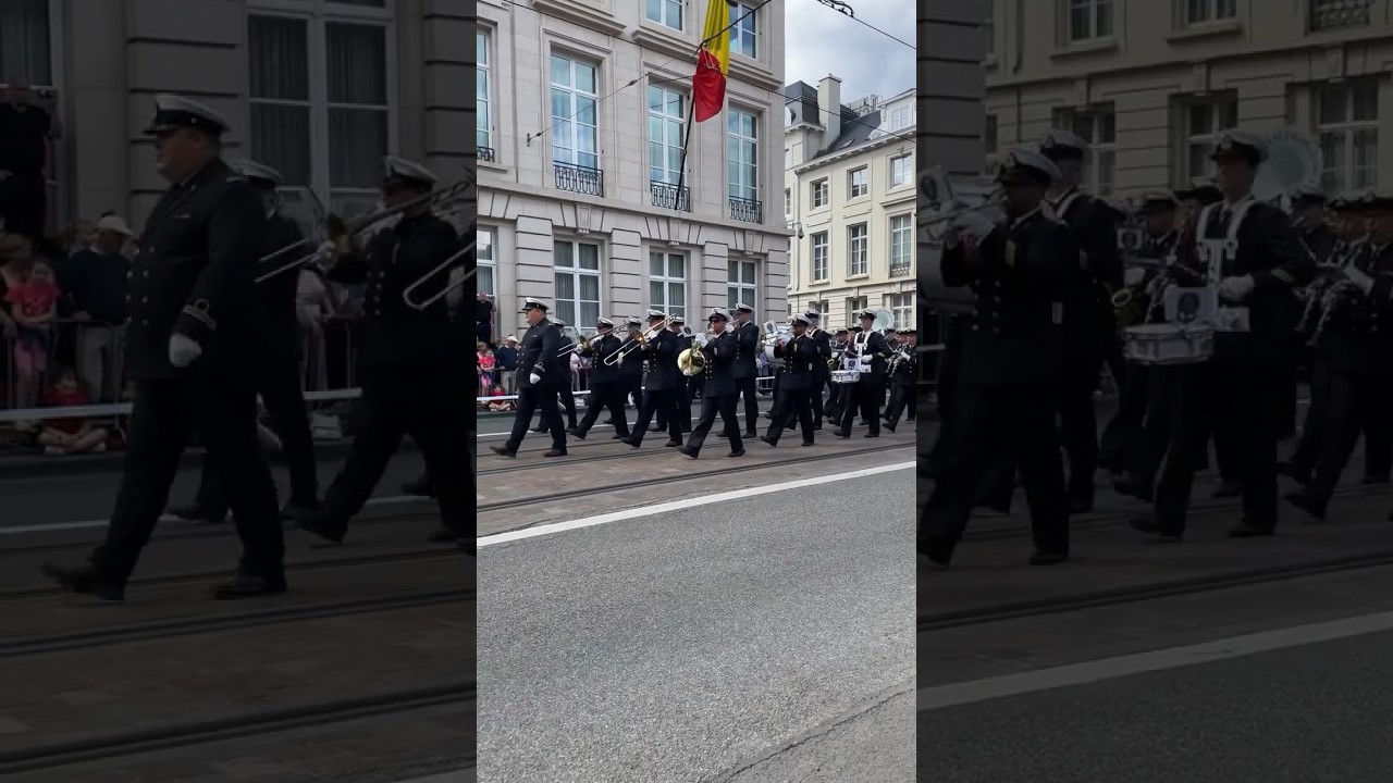 Belgian royal band performance on Belgium national day parade #Belgium #Europe #RoyalBand #Travel