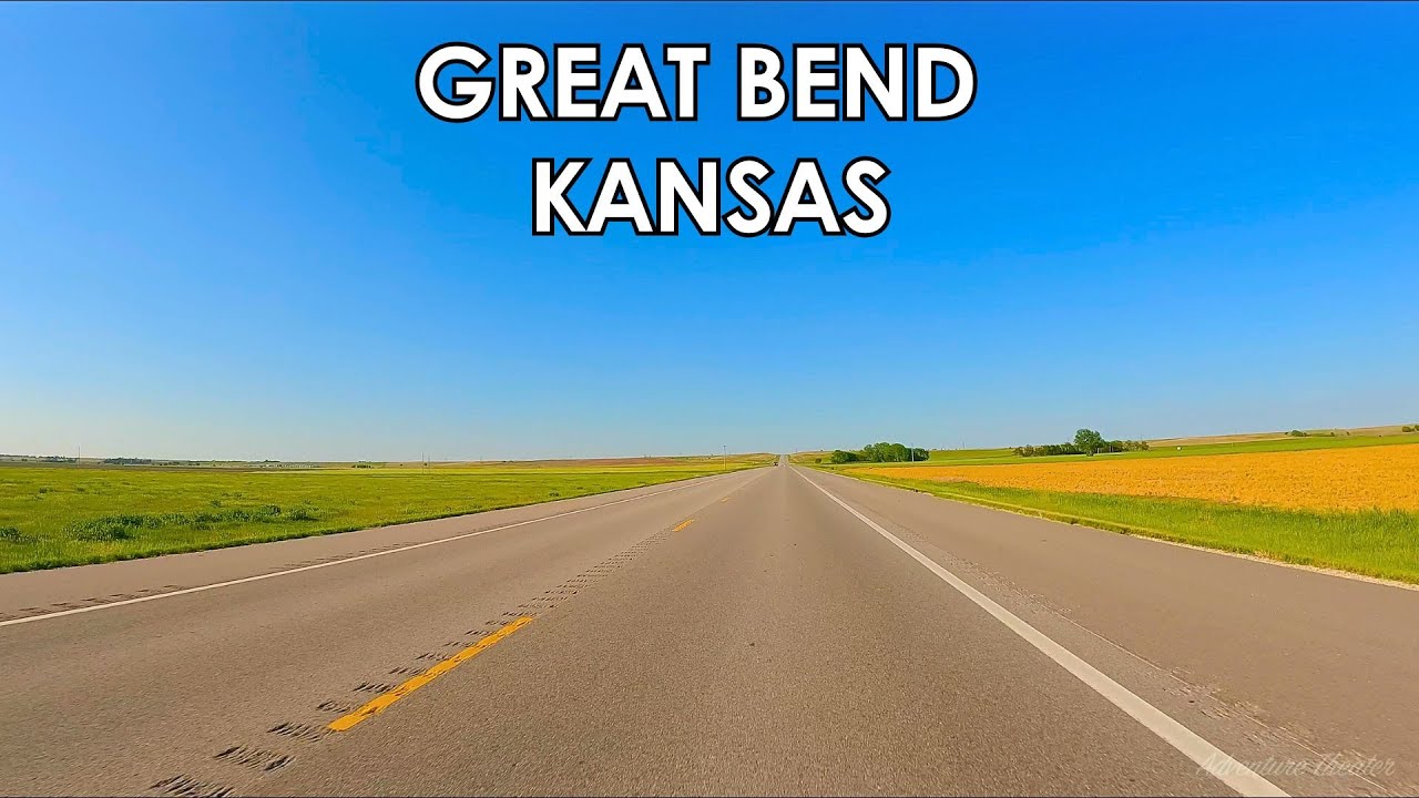 Great Bend, Kansas 4K scenic drive | S9 E30