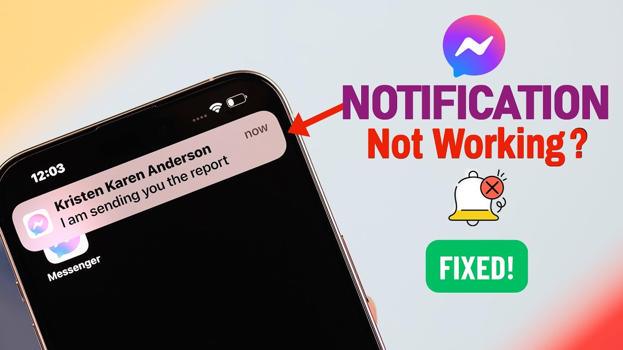 Исправлено: не приходят уведомления Messenger на iPhone!