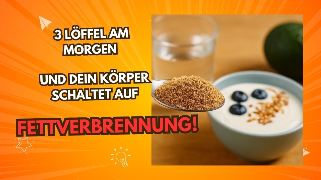 3 Löffel am Morgen – und dein Körper schaltet auf Fettverbrennung