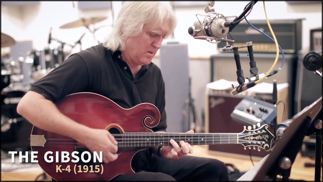 George Doering playing a Mandocello Gibson K-4 from 1915