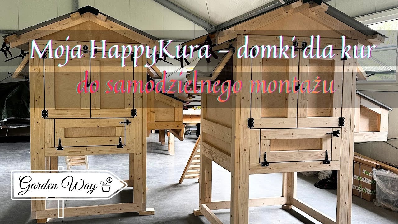 Moja HappyKura - kurniki do samodzielnego montażu