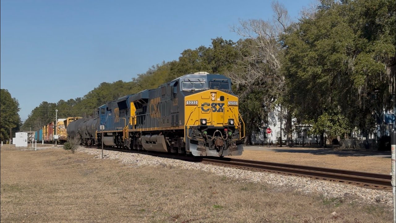 CSXT L630-13 at Rincon, GA