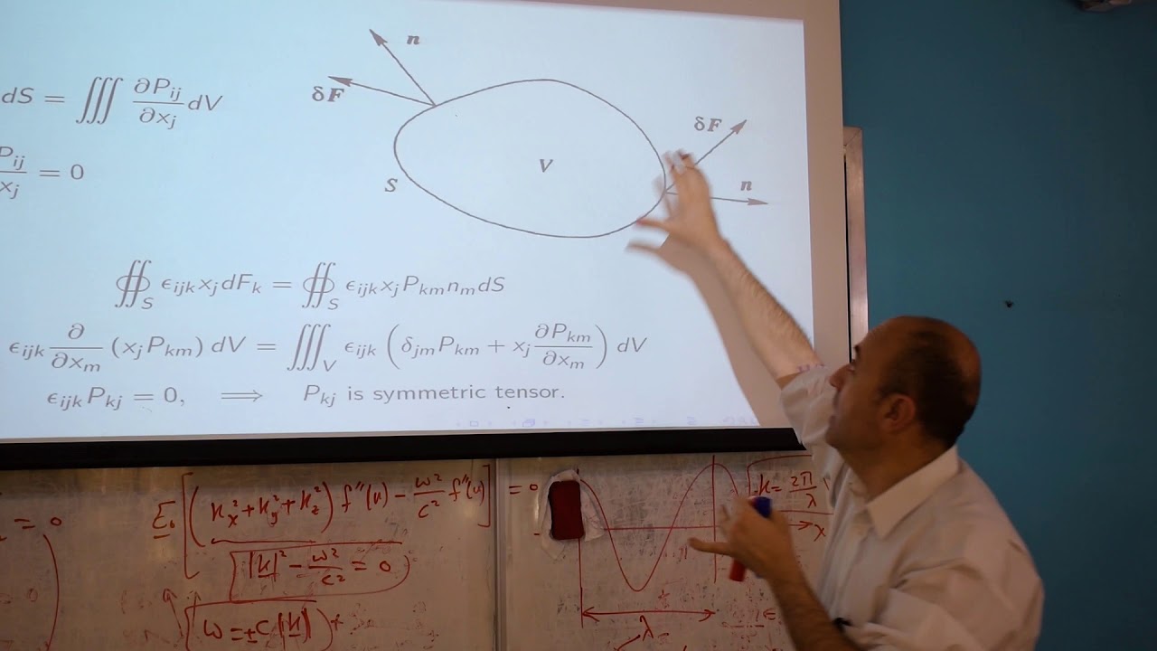 Applications of Vector Calculus (Stress Tensor): Vector Calculus #10.3 | ZC OCW