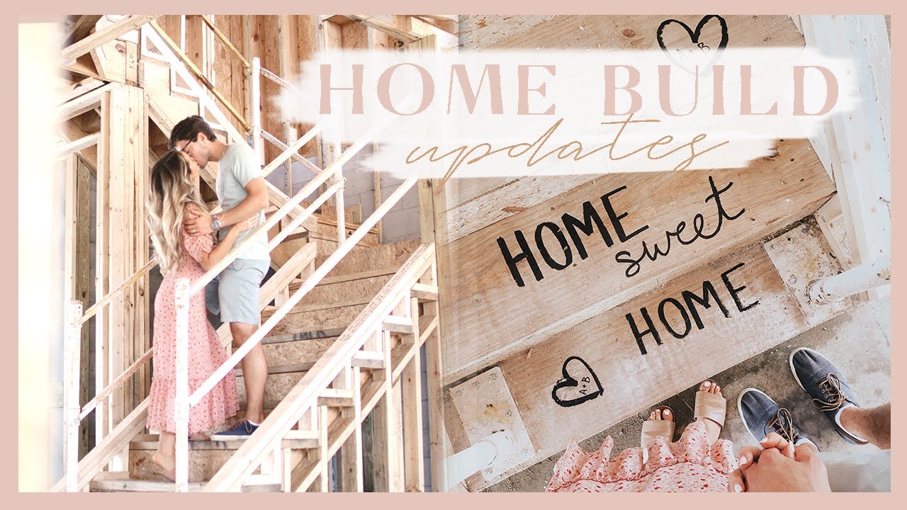 HOUSE BUILD UPDATES | Progress tour + writing messages on the framing! 🏡✨