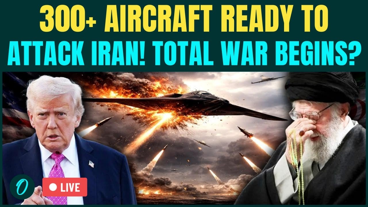 US vs Iran War LIVE: Trump ORDERS 300+ Jets To Strike Iran After U.S-Iran Nuclear Talks | War Begin?