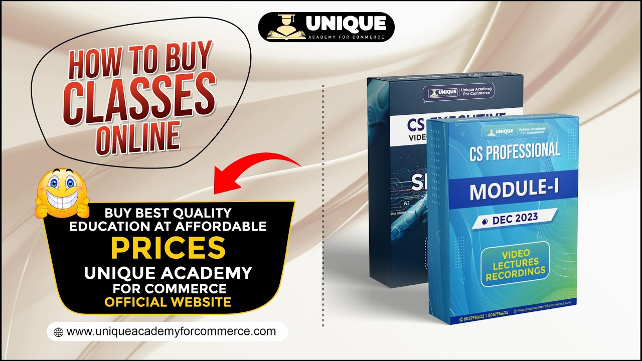 How to Buy CS Classes online from website | Buy Best Quality Education at affordable prices