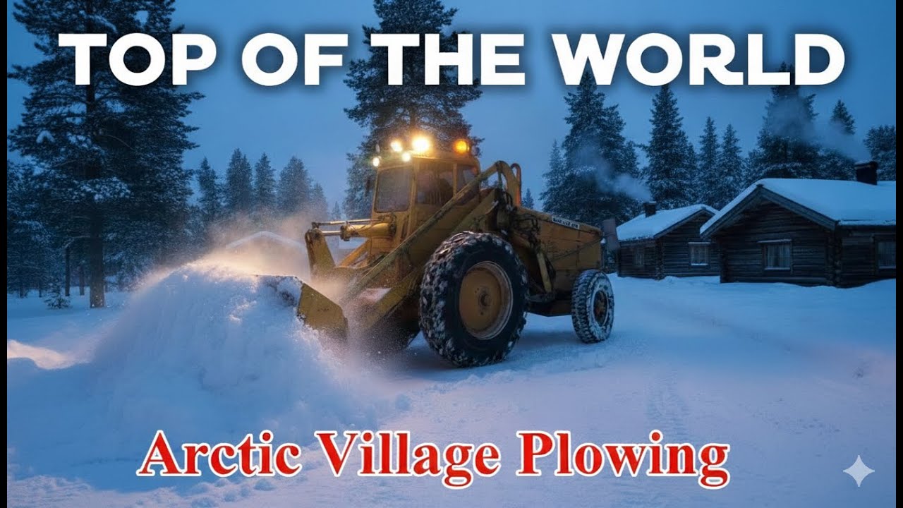 Snow Clearing in a Remote Swedish Village | Volvo LM225 (1963)