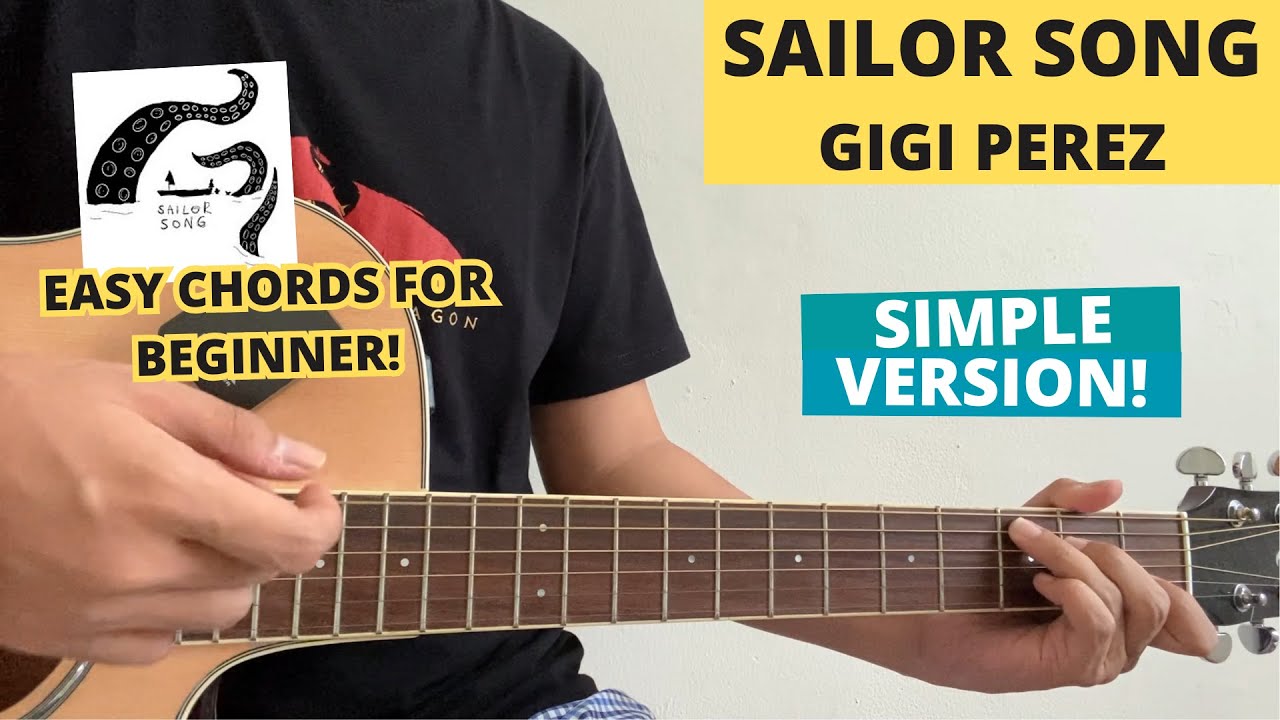 Sailor Song - Gigi Perez (Guitar Tutorial) Easy Chords For Beginner!