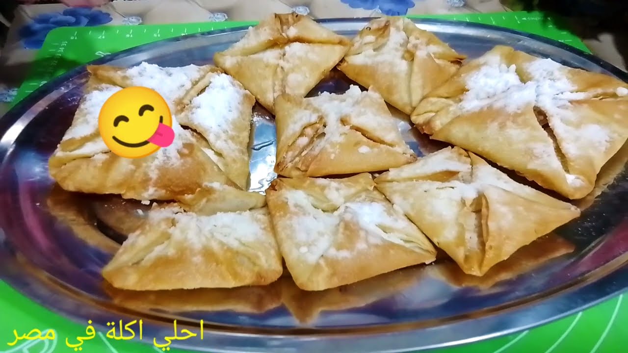 فطير مطبق مقلي مغطي بالسكر 😋 بطريقة زمان الاصلية👌هفكركم بايام امهاتنا زمان