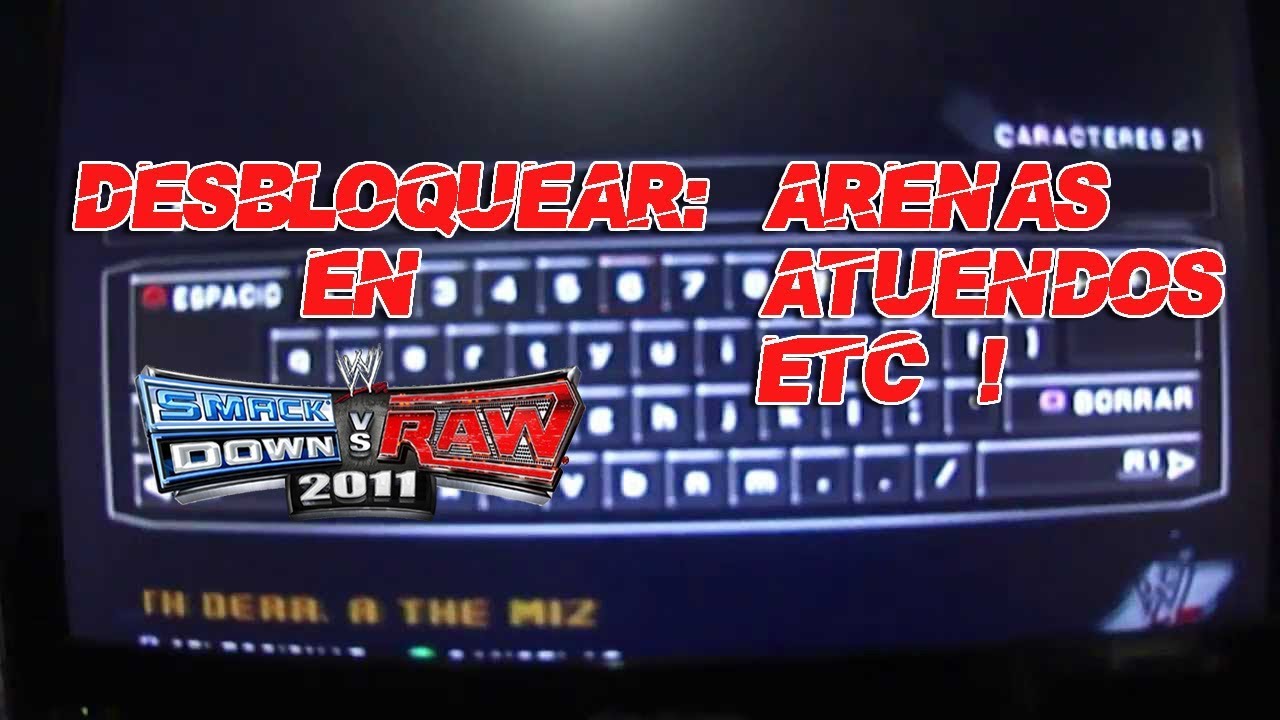 Como desbloquear Cosas Interesantes en SmackDown vs Raw 2011 PSP/PS3/PS2
