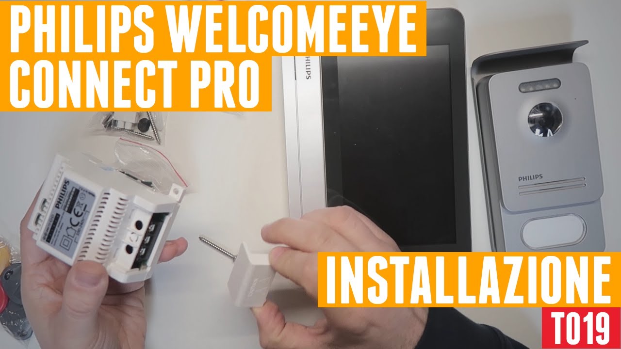 Philips WelcomeEye Connect PRO: Unboxing e INSTALLAZIONE