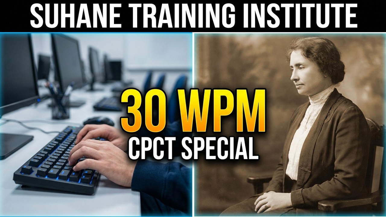 HINDI TYPING DICTATION - 30 WPM  #cpct