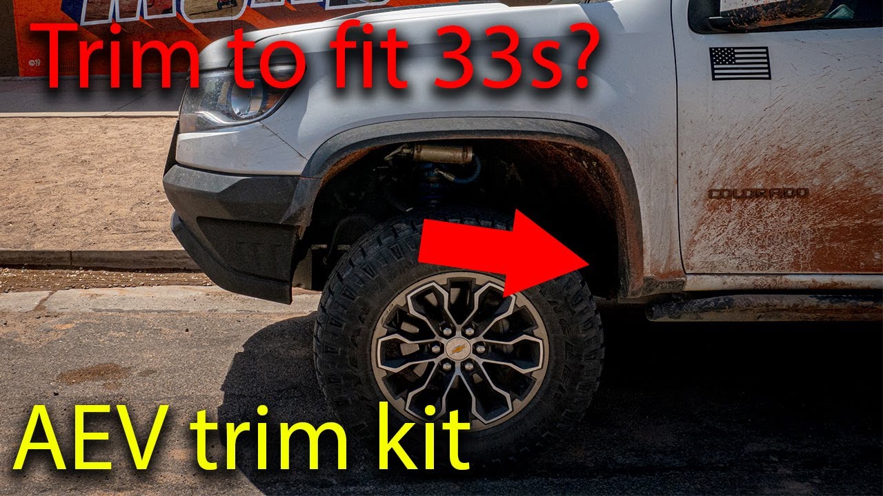 Подгонка для установки 33-дюймовых шин на ваш Chevy zr2 | AEV | Инструкция | Chevy Colorado zr2