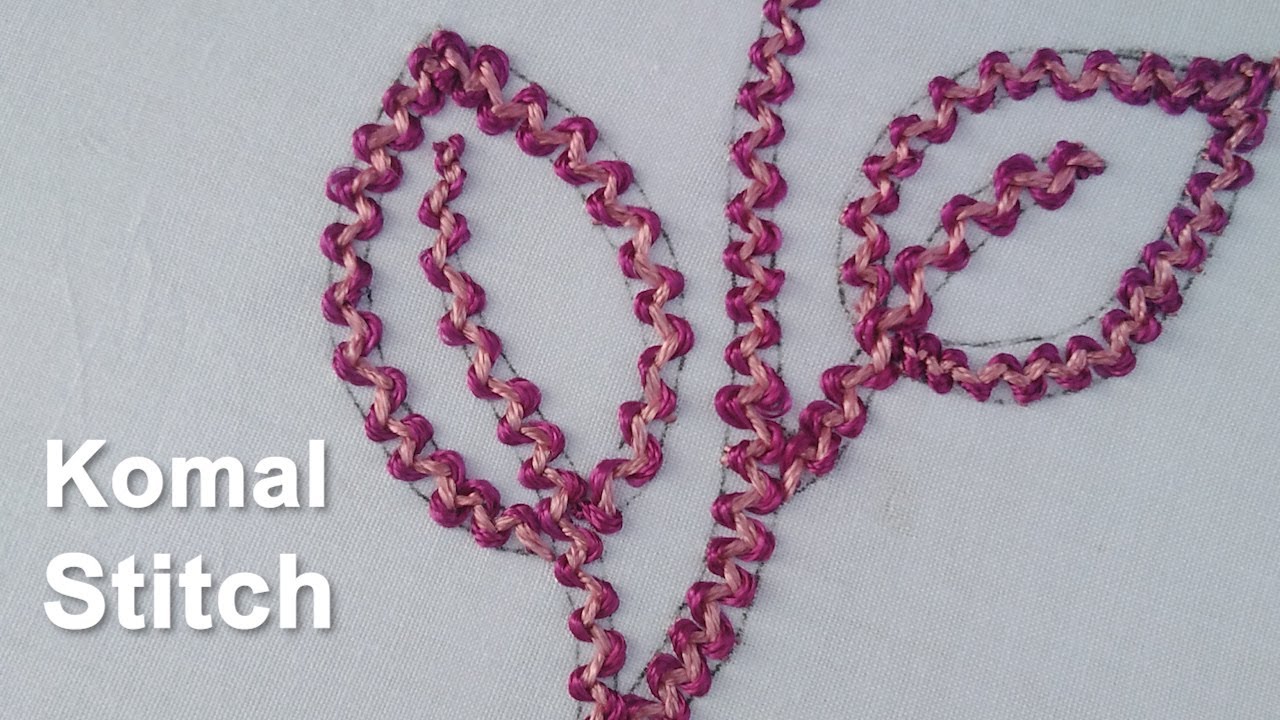 Komal Stitch for Shirt and Kurti | Hand Embroidery for Beautiful and Amazing Flower | Komal Tanka